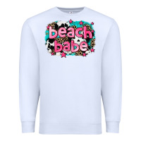 White beach babe Premium Sweatshirt - AdoDesignShop