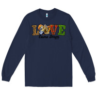 Navy Love Came Down Baby Jesus Christmas Long Sleeve Tee - RanaPortraitStore
