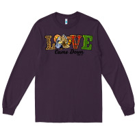 Plum Love Came Down Baby Jesus Christmas Long Sleeve Tee - RanaPortraitStore