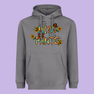 Little Mıss Sassy Pants Heavyweight Hoodie Designed By Cowhidedigitalart