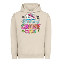 Pigment French Oak birthday cruise crew Urban Hoodie - MaliasSmallBusiness