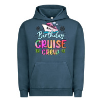 Pigment Midnight Navy birthday cruise crew Urban Hoodie - MaliasSmallBusiness