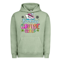 Pigment Oil Green birthday cruise crew Urban Hoodie - MaliasSmallBusiness