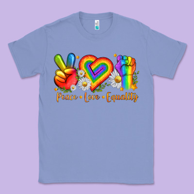 Classic Tee peace love equality