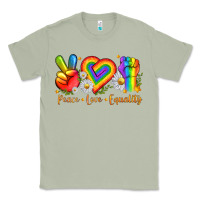 Matcha peace love equality Classic Tee - texasbilliewilder