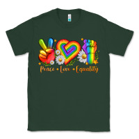 Sports Green peace love equality Classic Tee - texasbilliewilder