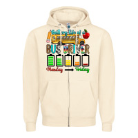 Sandshell battery life of a bus driver Zipper Hoodie - texasbilliewilder