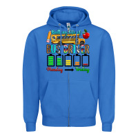 True Royal battery life of a bus driver Zipper Hoodie - texasbilliewilder