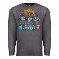 Charcoal Heather some of yall cornbread aint done in the middle Premium Sweatshirt - AdoDesignShop