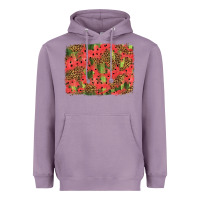 Lavender watermelon leopard pattern background Heavyweight Hoodie - HRA Design Shop
