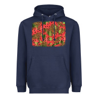 Navy watermelon leopard pattern background Heavyweight Hoodie - HRA Design Shop