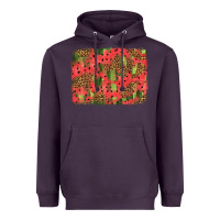 Plum watermelon leopard pattern background Heavyweight Hoodie - HRA Design Shop
