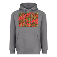 Storm watermelon leopard pattern background Heavyweight Hoodie - HRA Design Shop