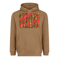 Toasted Coconut watermelon leopard pattern background Heavyweight Hoodie - HRA Design Shop