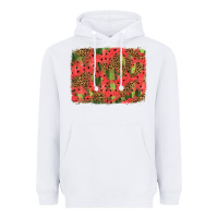 White watermelon leopard pattern background Heavyweight Hoodie - HRA Design Shop