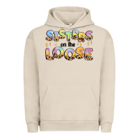Pigment French Oak sisters on the loose Urban Hoodie - MaliasSmallBusiness