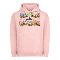 Pigment Salmon sisters on the loose Urban Hoodie - MaliasSmallBusiness