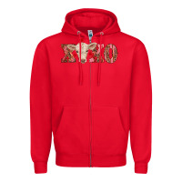Red xoxo charolais calf Zipper Hoodie - RanaPortraitStore