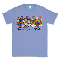 Colony Blue peace love pride Classic Tee - texasbilliewilder