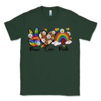 Sports Green peace love pride Classic Tee - texasbilliewilder