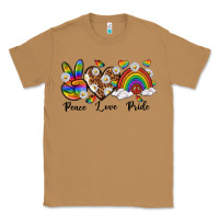 Toasted Coconut peace love pride Classic Tee - texasbilliewilder
