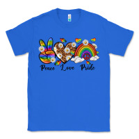 True Royal peace love pride Classic Tee - texasbilliewilder