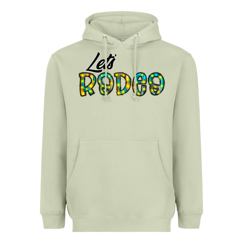 Let's Rodeo Heavyweight Hoodie by CowhideDigitalArt | Teevron