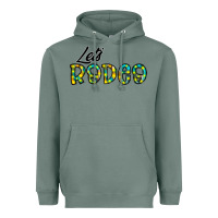 Sage let's rodeo Heavyweight Hoodie - CowhideDigitalArt
