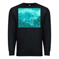 Black turquoise glitter Premium Sweatshirt - JahusDesignShop