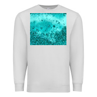 Dove Grey turquoise glitter Premium Sweatshirt - JahusDesignShop