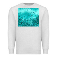 Oatmeal Heather turquoise glitter Premium Sweatshirt - JahusDesignShop