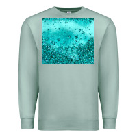 Seafoam turquoise glitter Premium Sweatshirt - JahusDesignShop