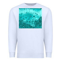 White turquoise glitter Premium Sweatshirt - JahusDesignShop