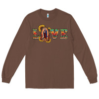 Chestnut Love Lady Of Guadalupe Long Sleeve Tee - RanaPortraitStore