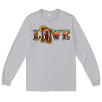Moon Dust Love Lady Of Guadalupe Long Sleeve Tee - RanaPortraitStore