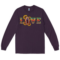 Plum Love Lady Of Guadalupe Long Sleeve Tee - RanaPortraitStore