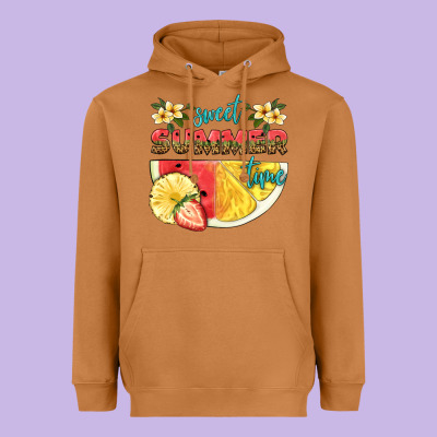 Sweet Summer Time Heavyweight Hoodie Designed By Hra Design Shop