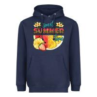 Navy sweet summer time Heavyweight Hoodie - HRA Design Shop