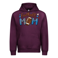 Mauve Wine football mom Urban Hoodie - MaliasSmallBusiness