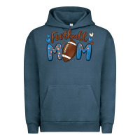Pigment Midnight Navy football mom Urban Hoodie - MaliasSmallBusiness