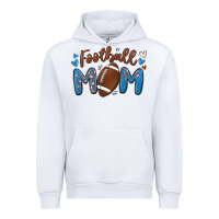 White football mom Urban Hoodie - MaliasSmallBusiness