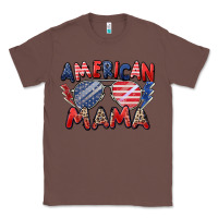 Chestnut American mama Classic Tee - Zillion Design Studio