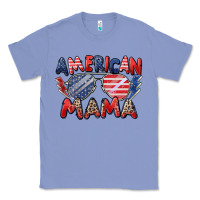 Colony Blue American mama Classic Tee - Zillion Design Studio