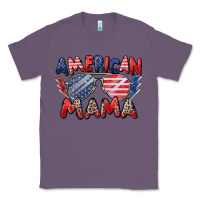 Lavender American mama Classic Tee - Zillion Design Studio