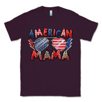 Plum American mama Classic Tee - Zillion Design Studio