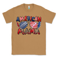 Toasted Coconut American mama Classic Tee - Zillion Design Studio