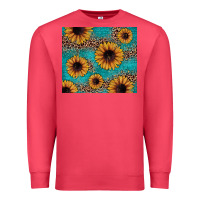Cardinal sunflower turquoise glitter Premium Sweatshirt - JahusDesignShop