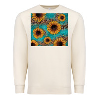 Sandshell sunflower turquoise glitter Premium Sweatshirt - JahusDesignShop