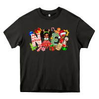 Asphalt Noel Afro Girl Baby Heavy Core Tee - CowhideDigitalArt