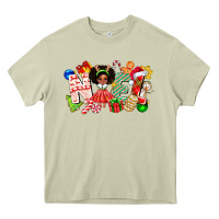 Mossy Noel Afro Girl Baby Heavy Core Tee - CowhideDigitalArt
